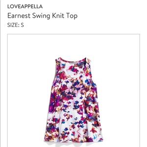 Loveapella top size small